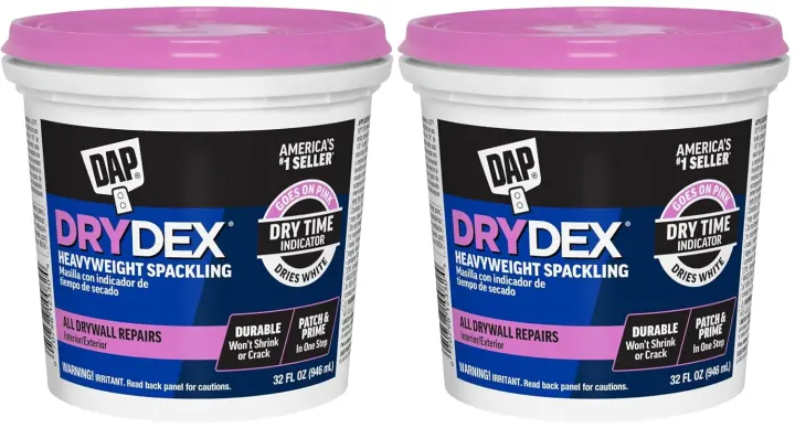 1 qt DAP DryDex Interior/Exterior Spackling — Pack of 2 (1 qt)