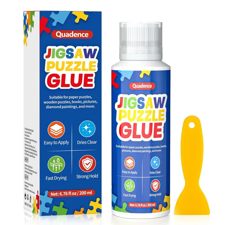 200ml Clear Jigsaw Puzzle Sealer with Sponge Applicator