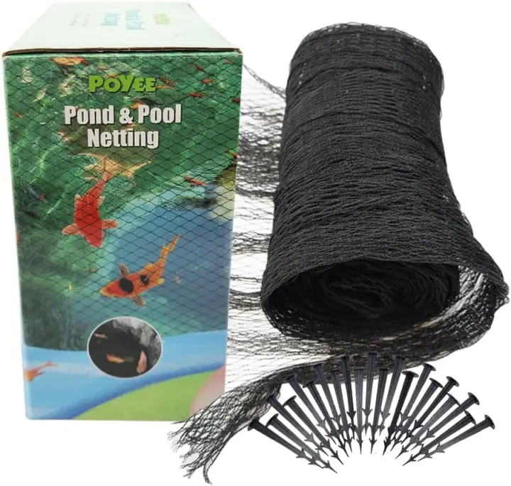 20x20ft Koi Pond Netting Cover for Leaves and Predator Protection
