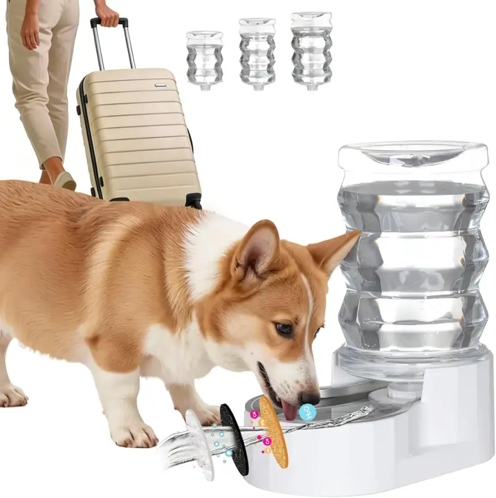 6.5L Dog Water Dispenser with Filtered Gravity Bowl
