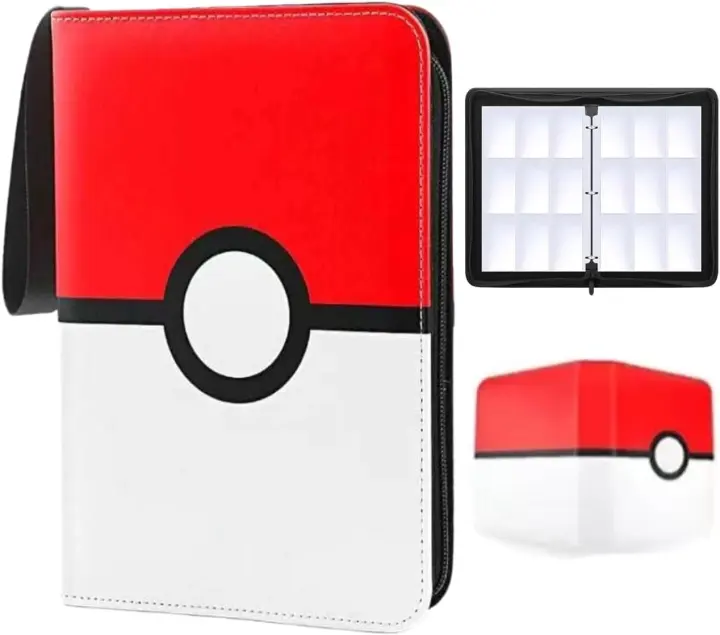 9-Pocket Trading Card Binder — Zippered Album Holds 900 Cards