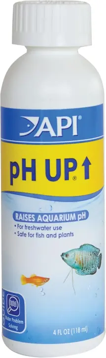 API Freshwater pH Up Solution — 4 oz pH Raising Bottle