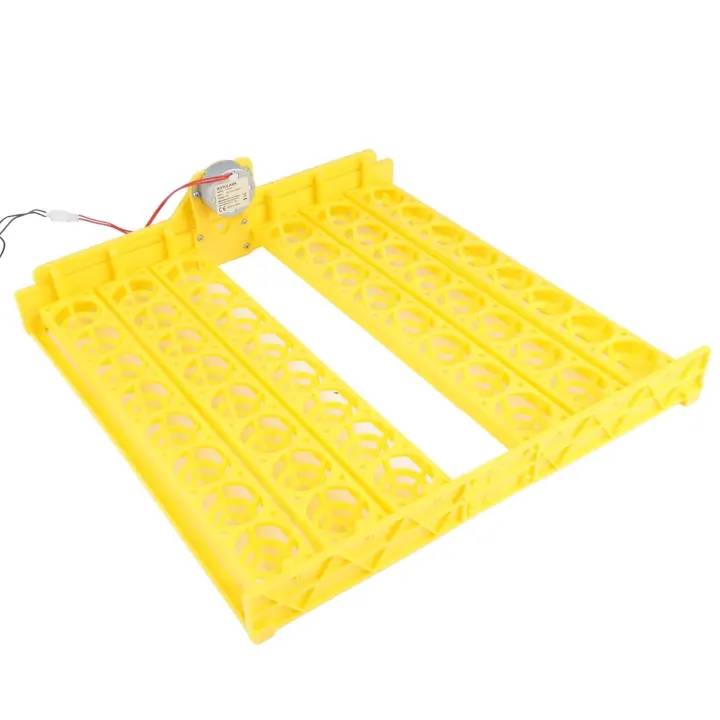 Automatic 48-Egg Incubator Turner Tray — 110V Plastic Egg Turning Device