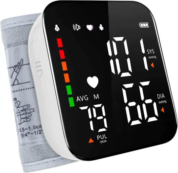 Automatic Talking Wrist Blood Pressure Monitor — Digital Cuff