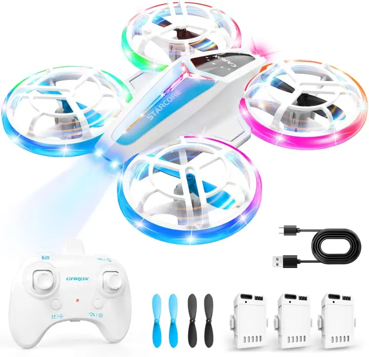Carox Starship Kids Drone — 3-Battery Kids Drone (Ages 6+)