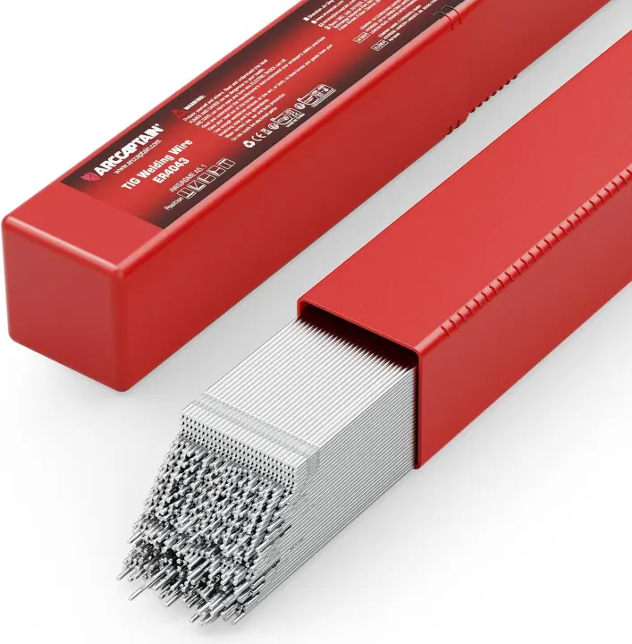 ER4043 Aluminum TIG Welding Rods — 3/32 in x 16 in (5 lb)