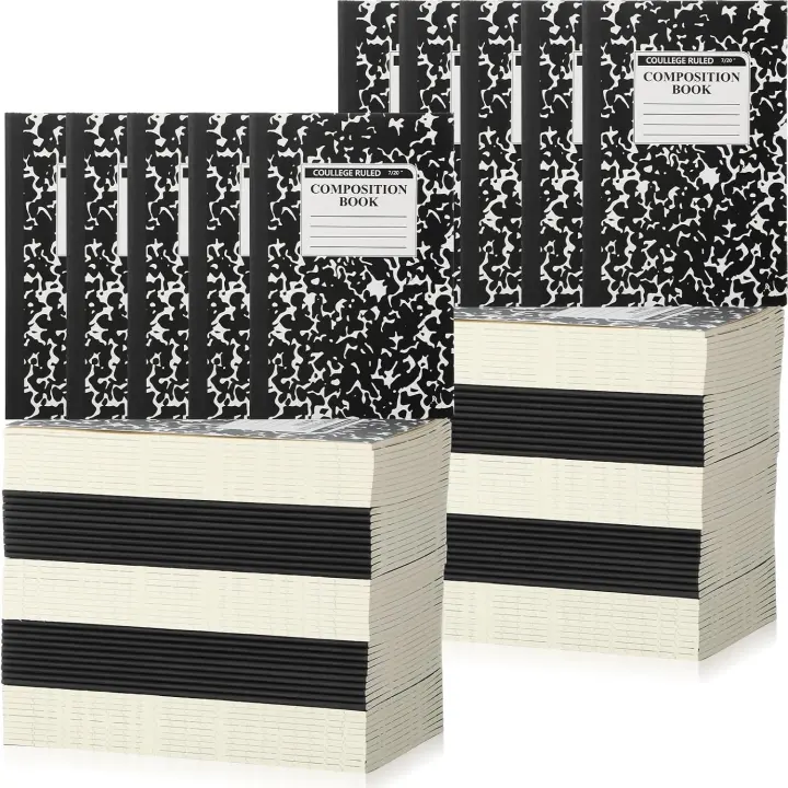 Fainne 100-Pack A5 Composition Notebooks — College-Ruled