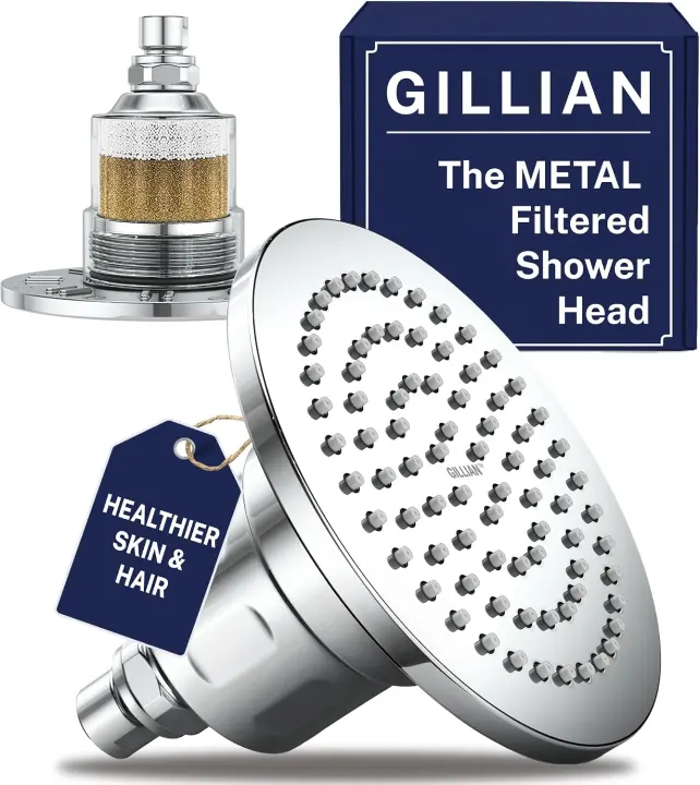 HammerHead All-Metal Filtered Shower Head — High-Pressure Rainfall