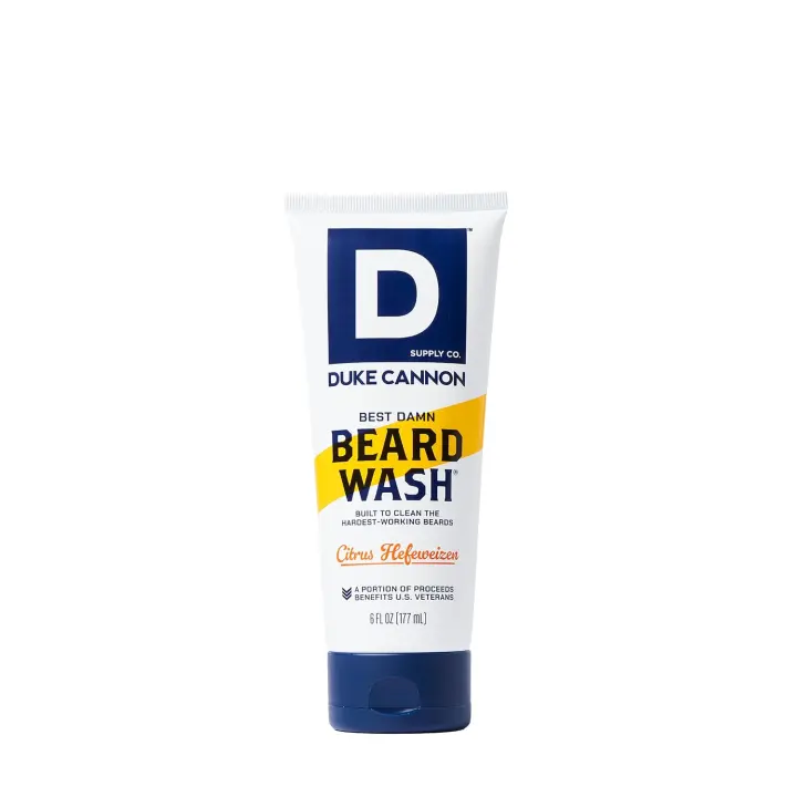 Hydrating Beard Wash for Men — Beard Shampoo & Facial Hair Cleanser, 6 fl oz