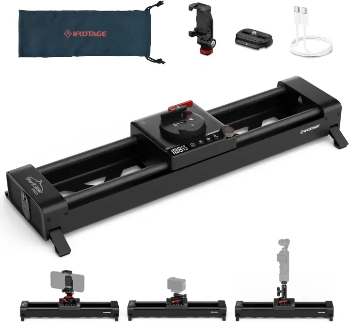 IFOOTAGE PICO Motorized Camera Slider — Compact Travel Slider