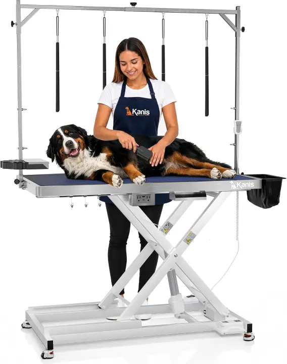 KANIS Professional Electric Dog Grooming Table — Heavy-Duty Lift