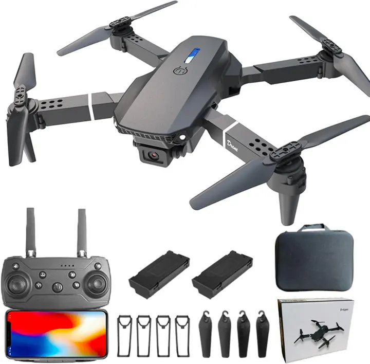 Kids Mini Camera Drone — 1080P FPV, Dual Batteries & 360° Stunts