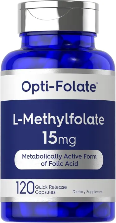 L‑Methylfolate 15 mg Capsules — 120 Quick‑Release Tablets