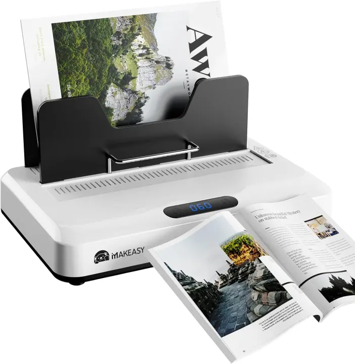 MAKEASY Thermal Binding Machine — 500-Sheet Capacity, Digital Controls