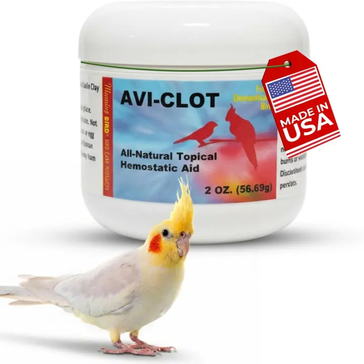 Morning Bird Avi-Clot 2 oz Styptic Powder for Birds & Small Pets