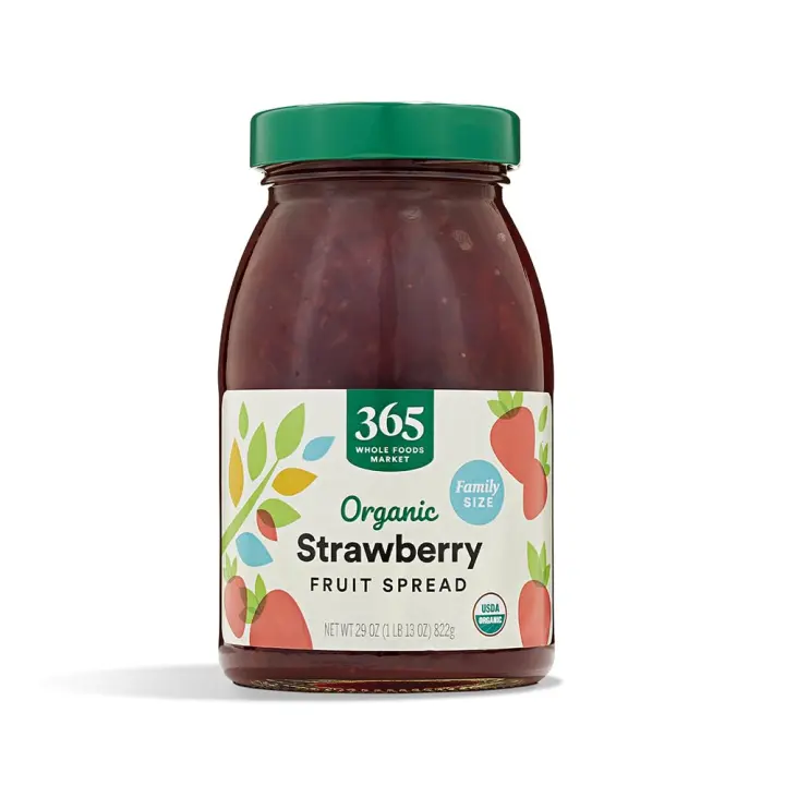 Organic Strawberry Fruit Spread — 29 oz Jar