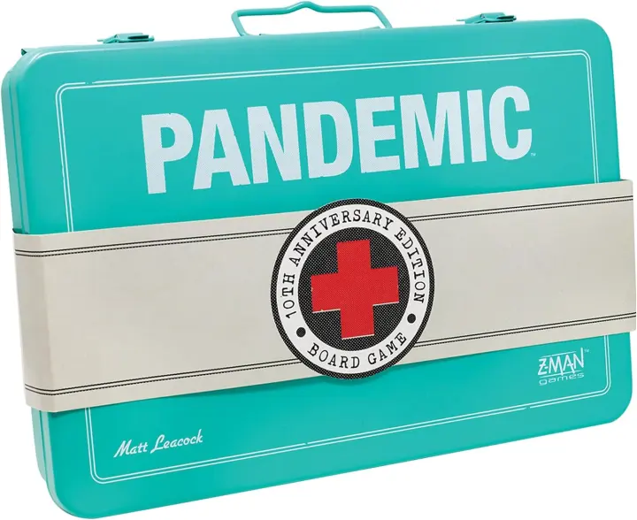 Pandemic 10th Anniversary Edition Board Game — Metal Case Collector Set