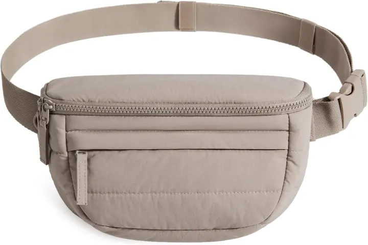 Puffy Lightweight Fanny Pack — Women's Crossbody Belt Bag
