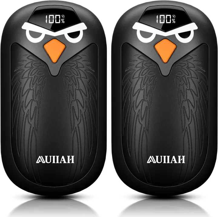 Rechargeable Magnetic Hand Warmers — 2-Pack with LED & 4 Heat Levels