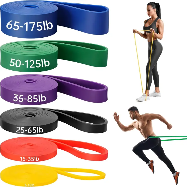 Resistance Band Training Set — 6 Progressive Tension Bands