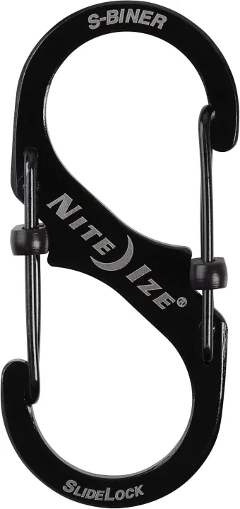 S-Biner SlideLock #3 — Dual-Locking Stainless Steel Carabiner