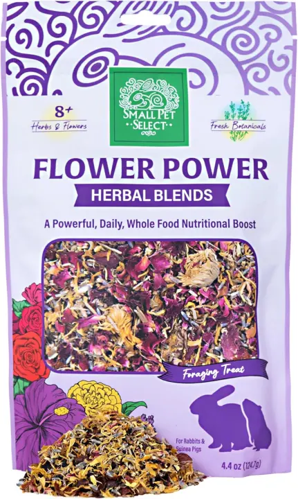 Small Pet Select Flower Power — Herbal Blend for Rabbits & Guinea Pigs