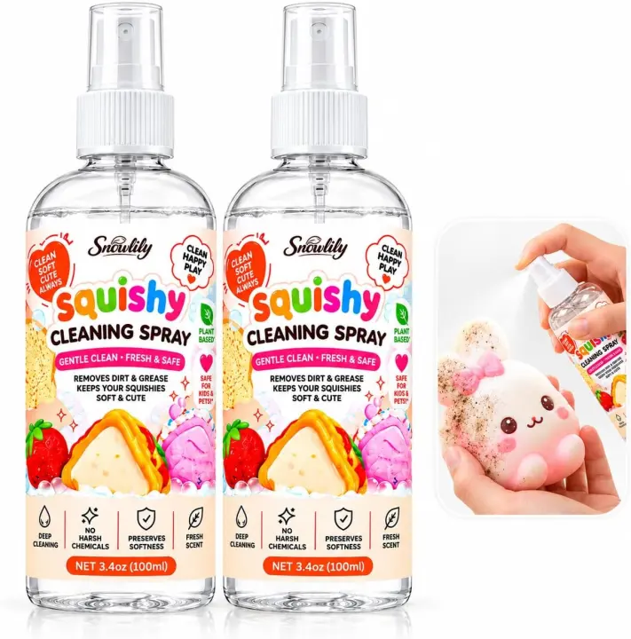 Squishy Cleaning Spray — 2 x 100ml Soft-Gel Stain Remover