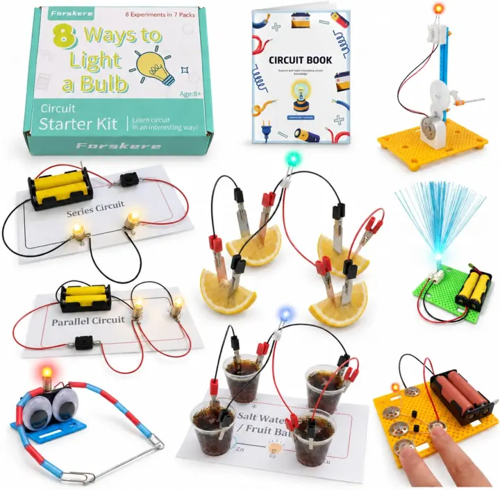 STEM Electric Circuit Building Kit for Kids Ages 8+