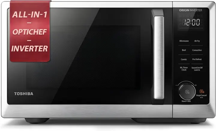 Toshiba OptiChef Basic 0.9 cu.ft Countertop Microwave & Air Fryer Combo