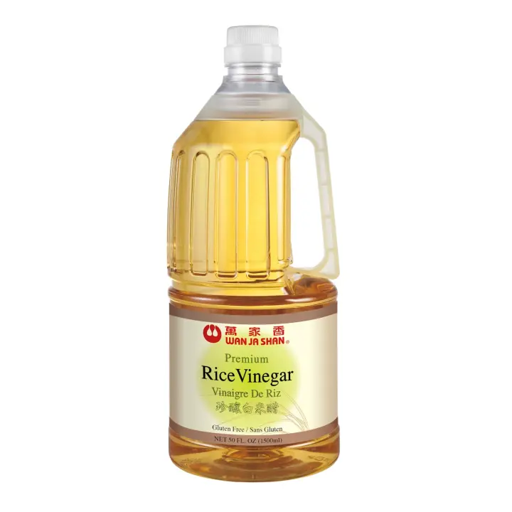 Wan Ja Shan 50oz Premium Rice Vinegar — 4.5% Acidity, Sodium & Sugar Free