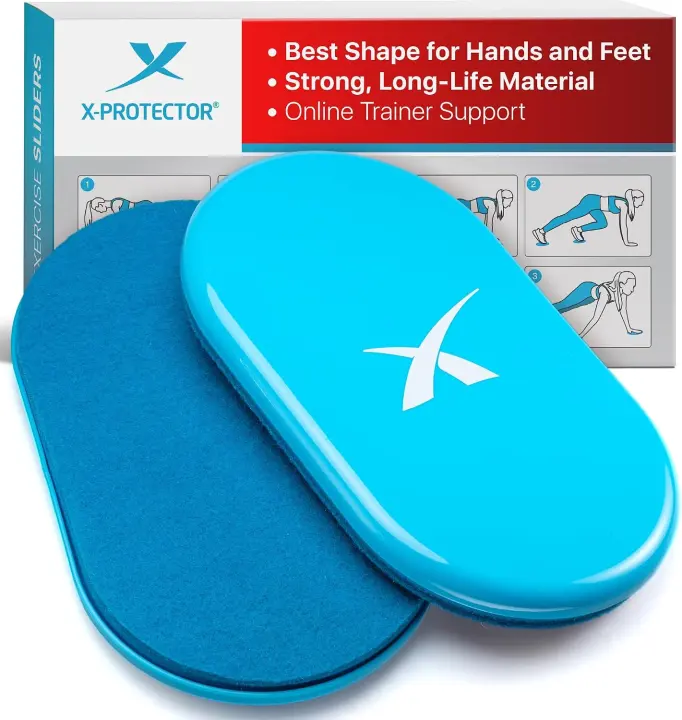 X-Protector Workout Sliders — 2-Pack Dual-Surface Gliders