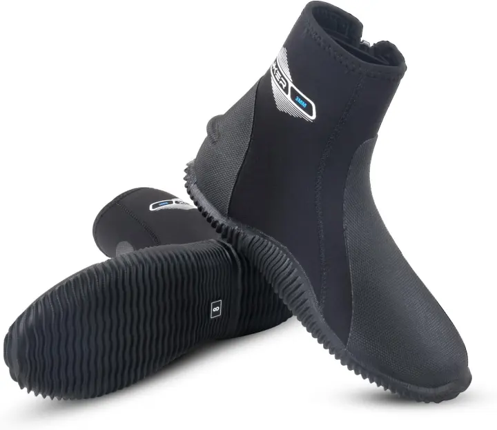 XUKER Neoprene Diving Boots — 3mm & 5mm Wetsuit Shoes (Men/Women)