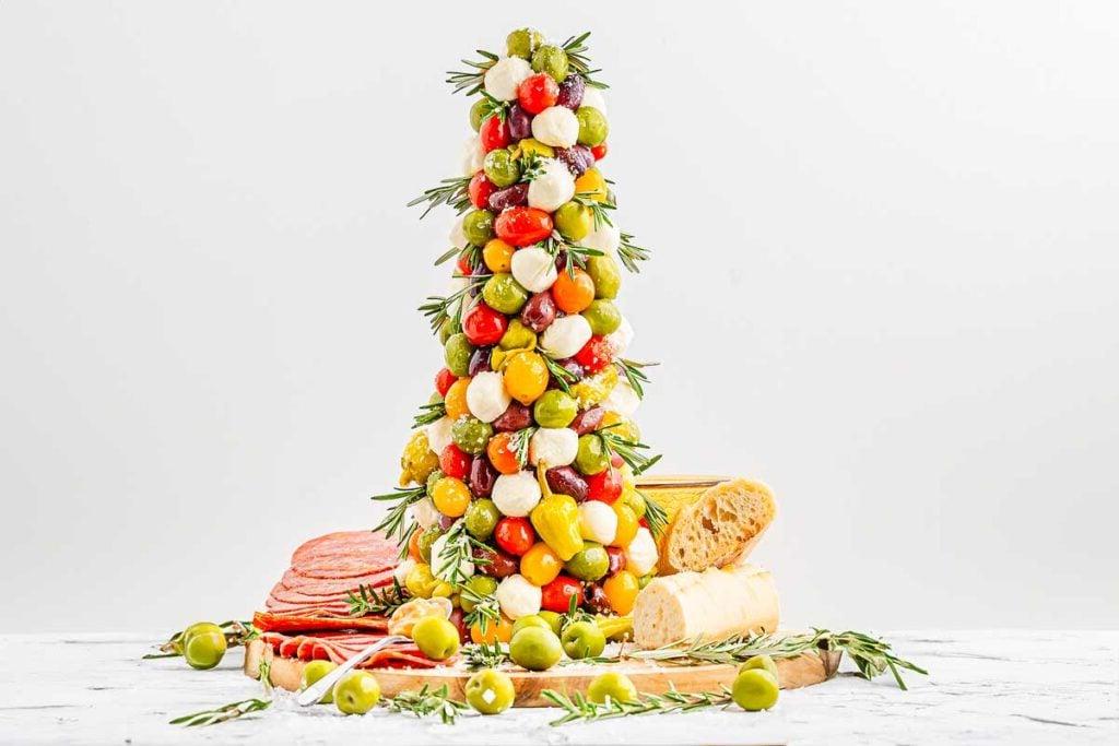 Χριστουγεννιάτικο δέντρο Antipasto ορεκτικό.