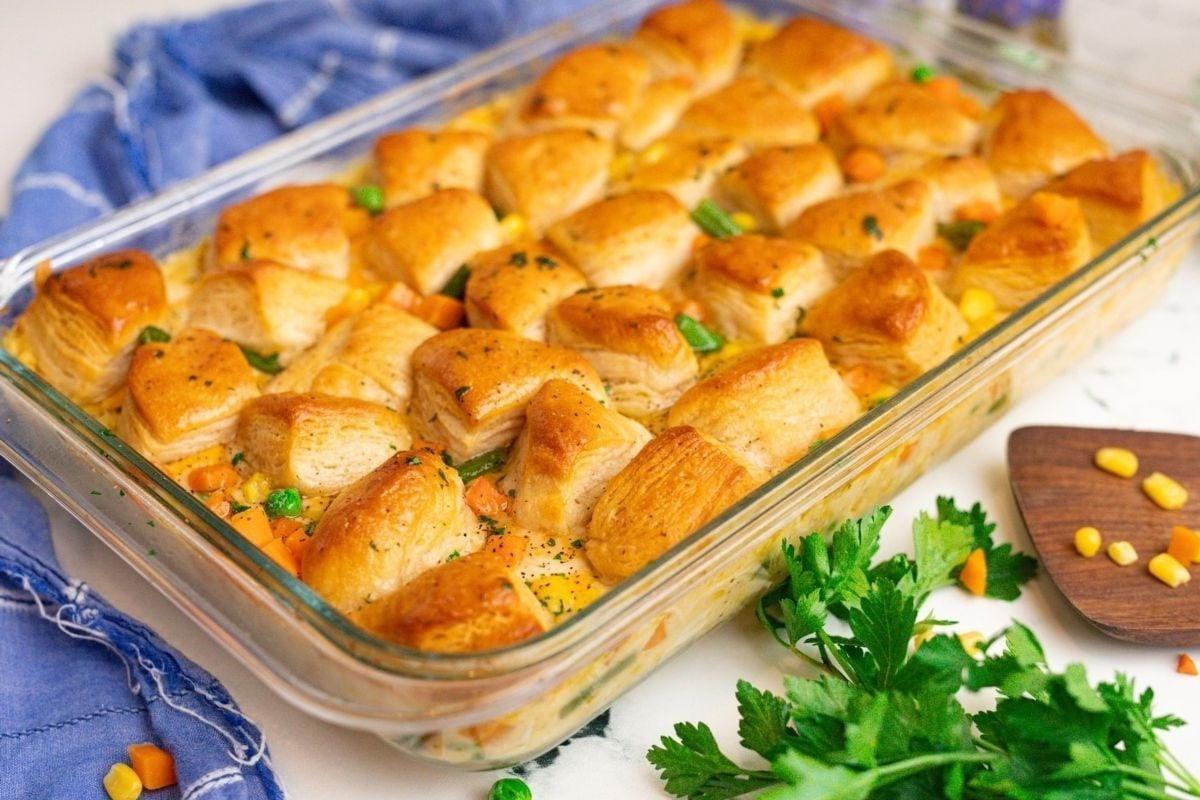Κασσερόλα Κοτόπουλο Pot Pie.