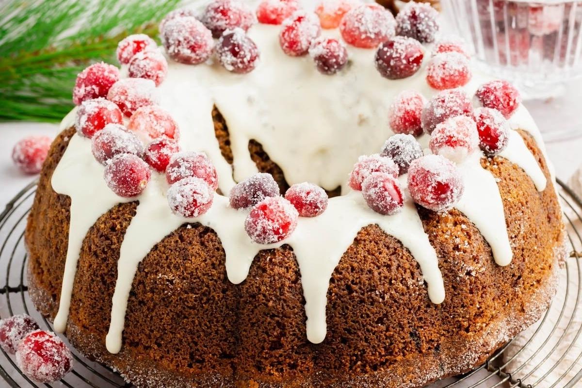 Κέικ Bundt Τζίντζερμπρεντ.