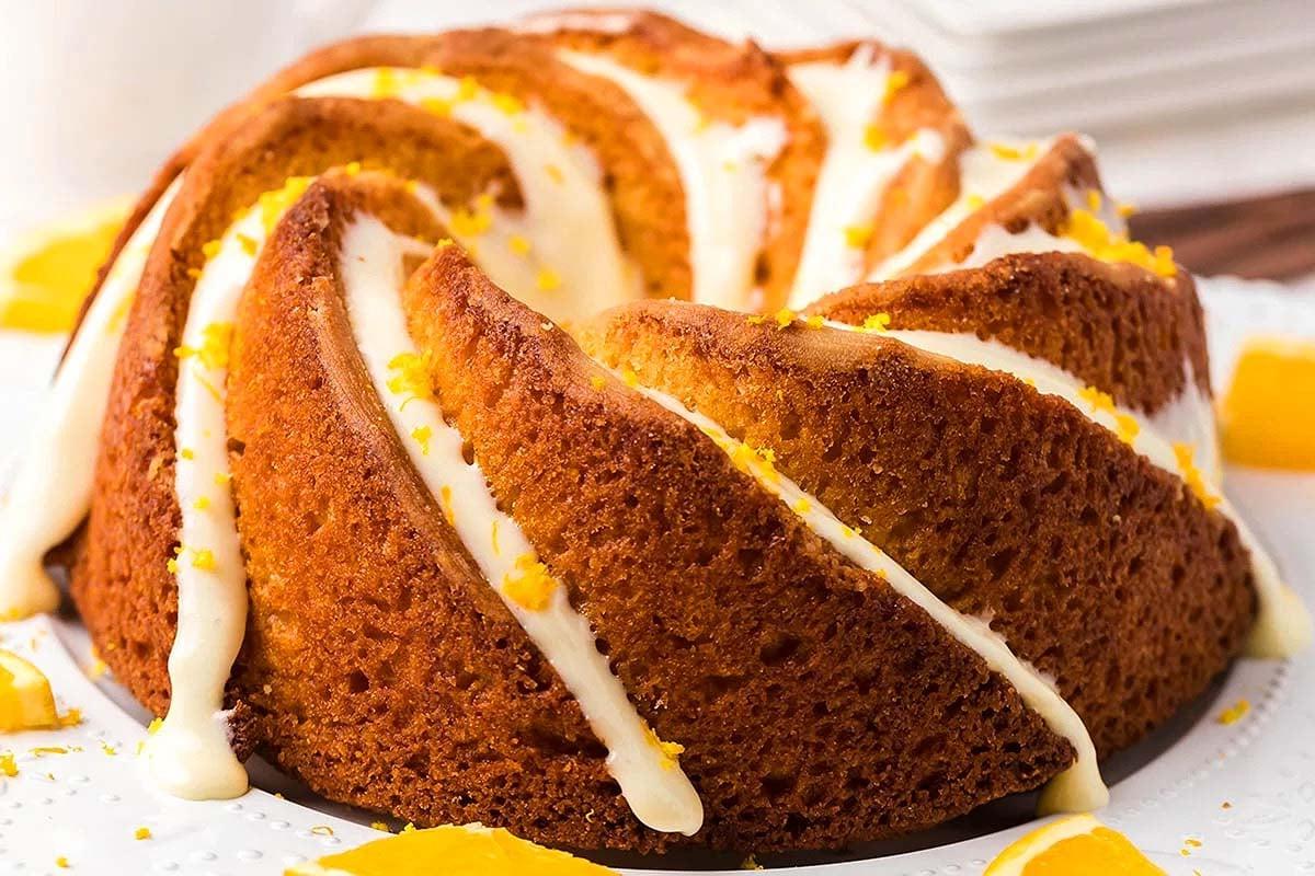 Κέικ Bundt Πορτοκάλι.