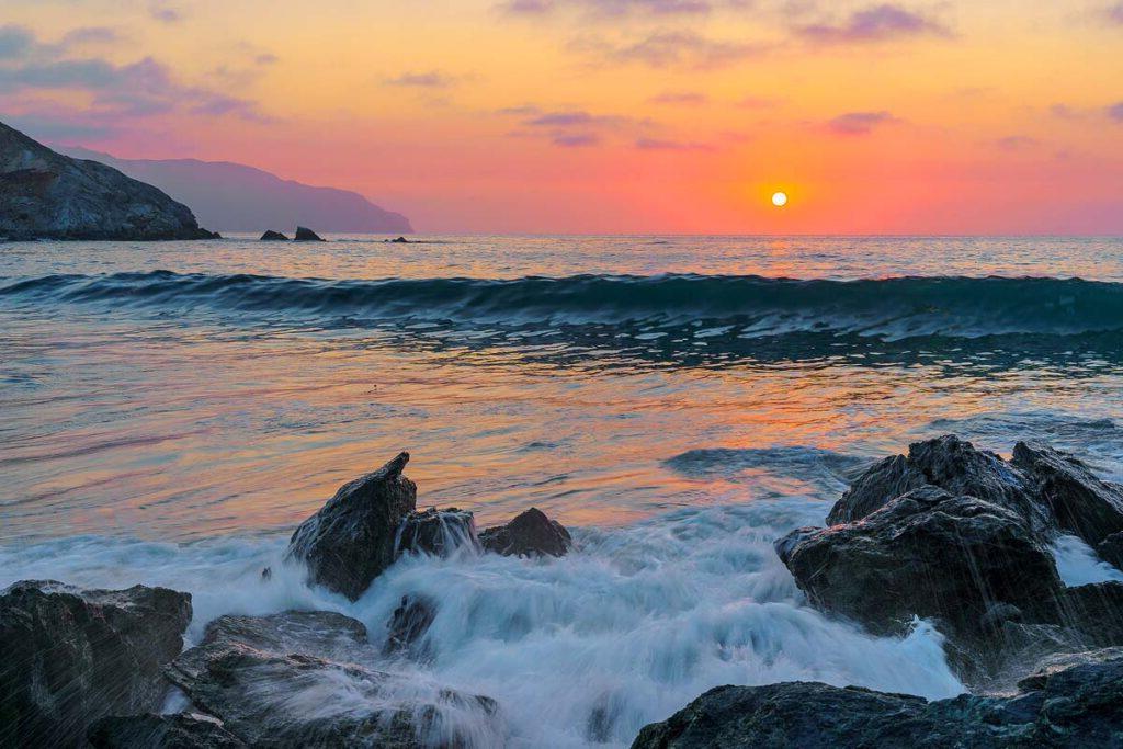 Θαλασσογραφία της Νήσου Santa Catalina Καλιφόρνια.