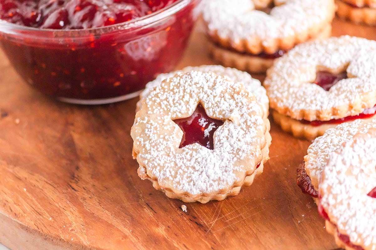 Μπισκότα Linzer
