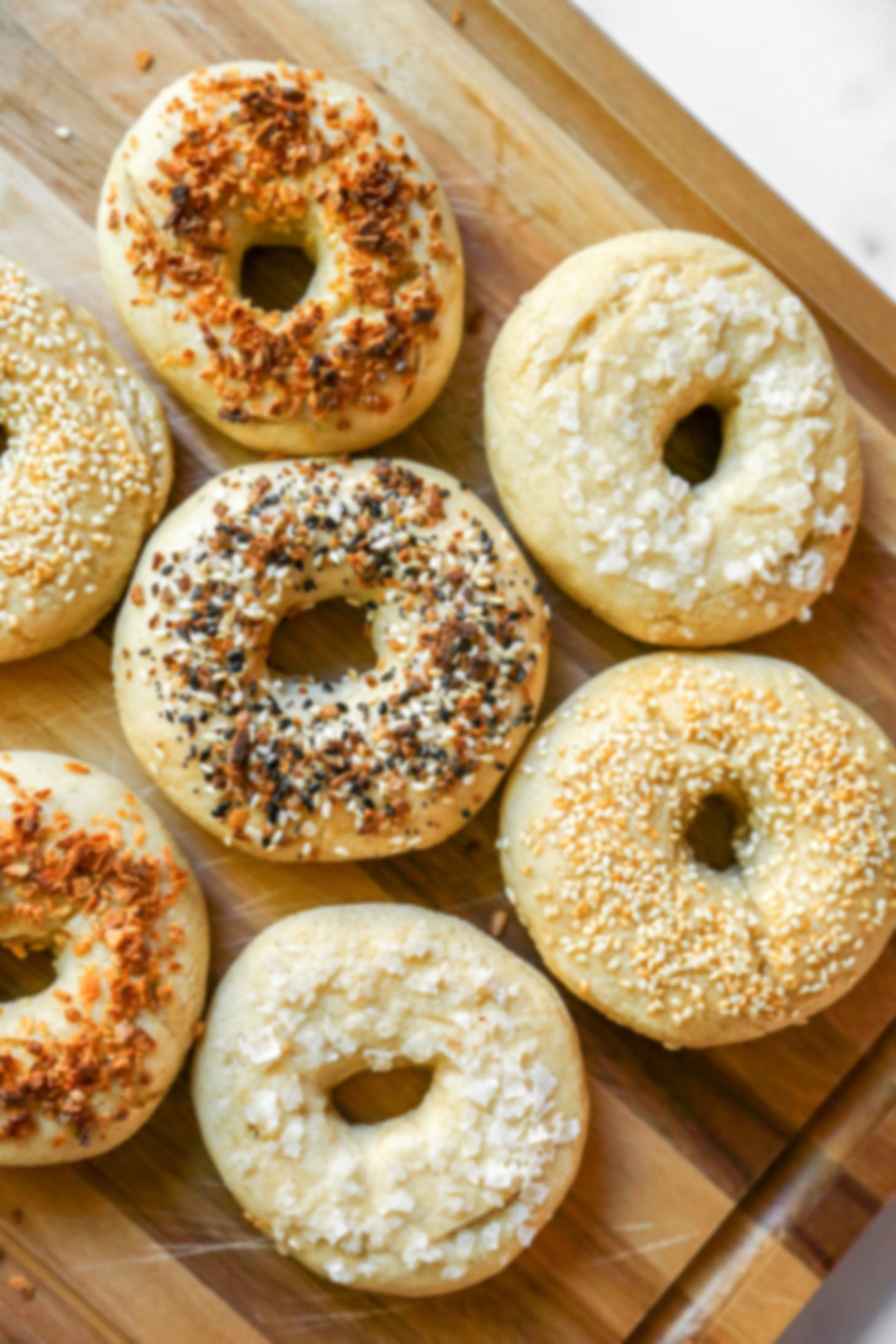 Σπιτικά Bagels Βίγκαν χωρίς γλουτένη 3 σπιτικά vegan μπέιγκελ