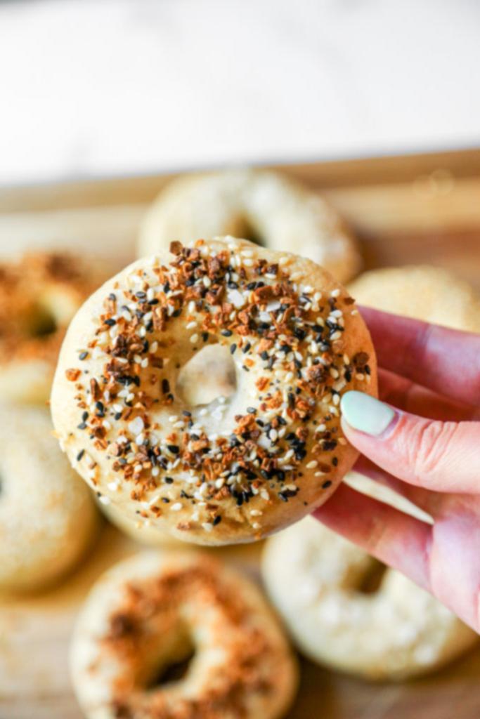 Σπιτικά Bagels Βίγκαν χωρίς γλουτένη 4 συστατικά vegan μπέιγκελ χωρίς γλουτένη