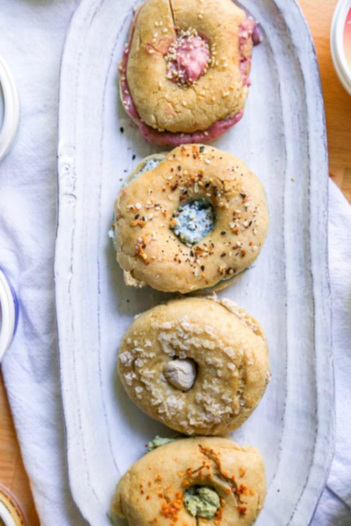 Σπιτικά Bagels Βίγκαν χωρίς γλουτένη 5 vegan μπέιγκελ με toppings