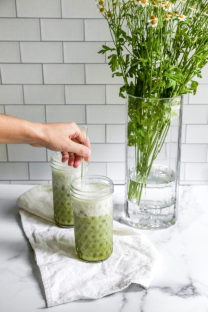 Παγωμένο Φυτικό Λάτε Μάτσα Τσάι 4 παγωμένο matcha chai latte