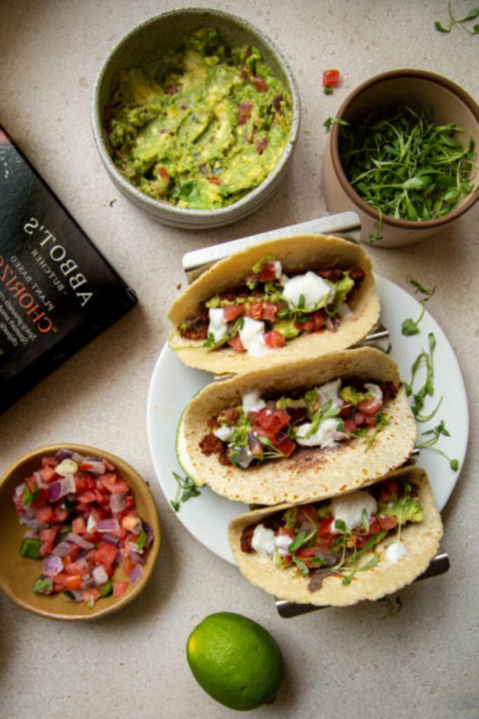 Βίγκαν Τσορίθο Τάκος – Συνταγή 10 Λεπτών! 5 vegan chorizo tacos