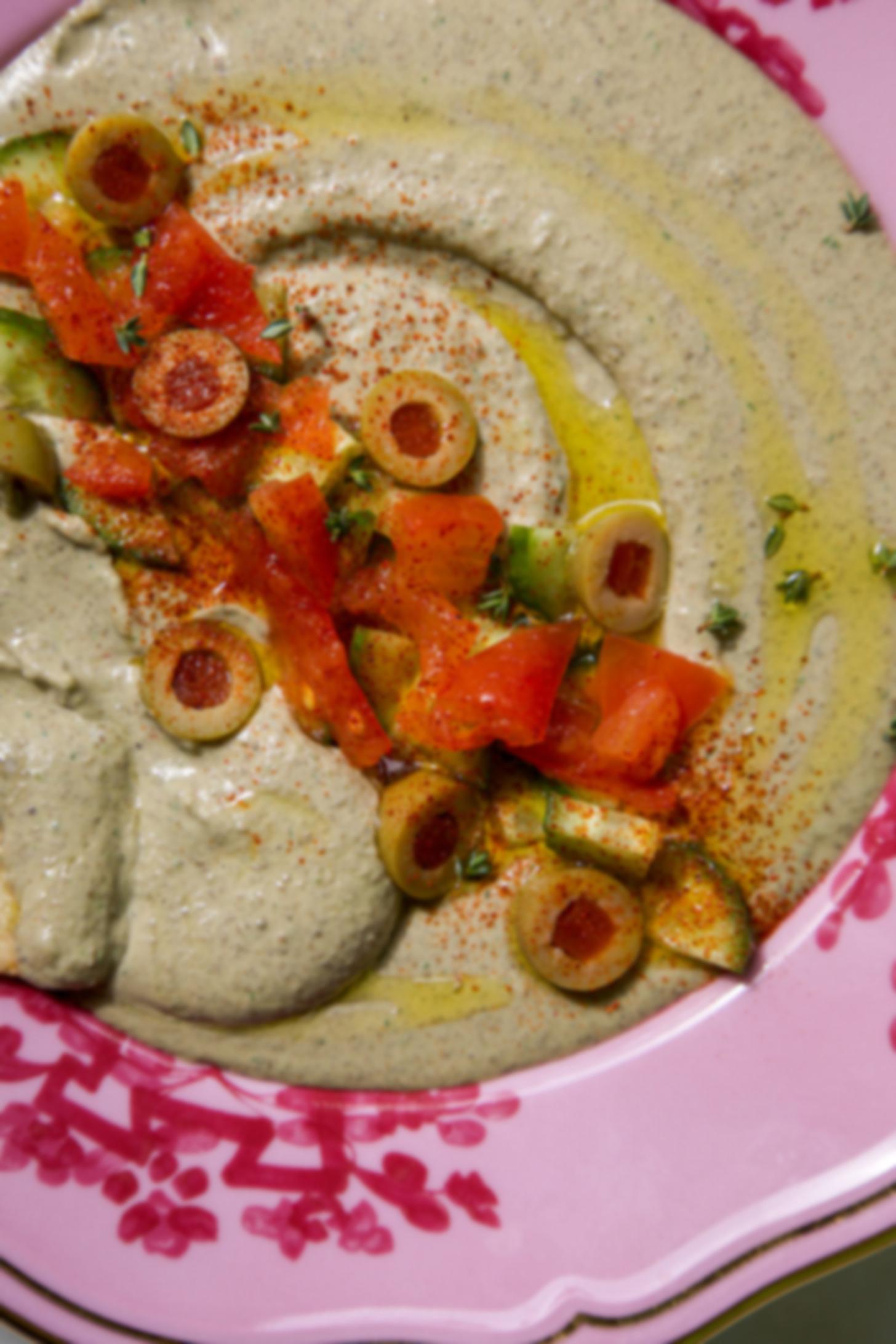 Άλειμμα Φακών της Πράσινης Θεάς 8 green goddess lentil spread