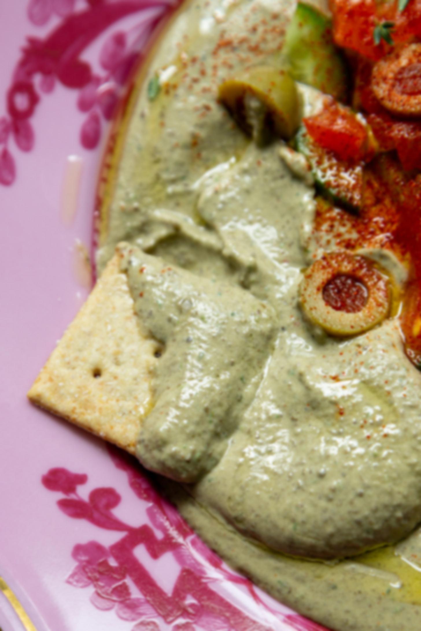 Άλειμμα Φακών της Πράσινης Θεάς 6 green goddess lentil spread
