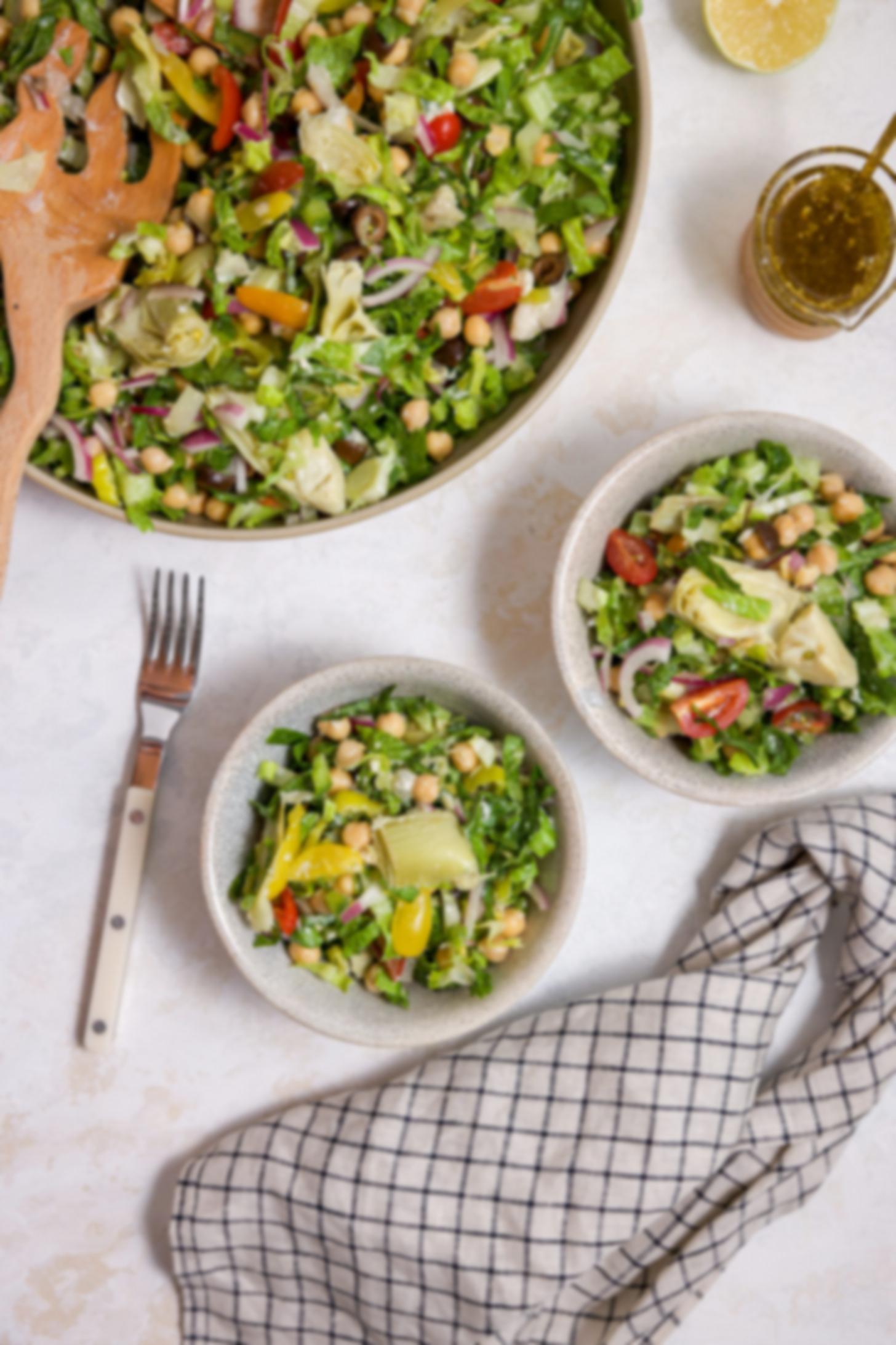 Πλούσια Βίγκαν Ιταλική Σαλάτα 5 healthy italian salad