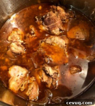 Γρήγορες Τραγανές Χοιρινές Καρνίτας 5 Instant Pot carnitas πριν το ψιλοκόψιμο
