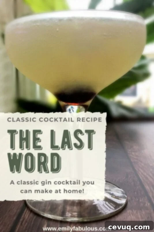 Η Τελευταία Λέξη Κοκτέιλ 2 Κλασικό κοκτέιλ Last Word σε ποτήρι coupe με ένα κεράσι στον πάτο