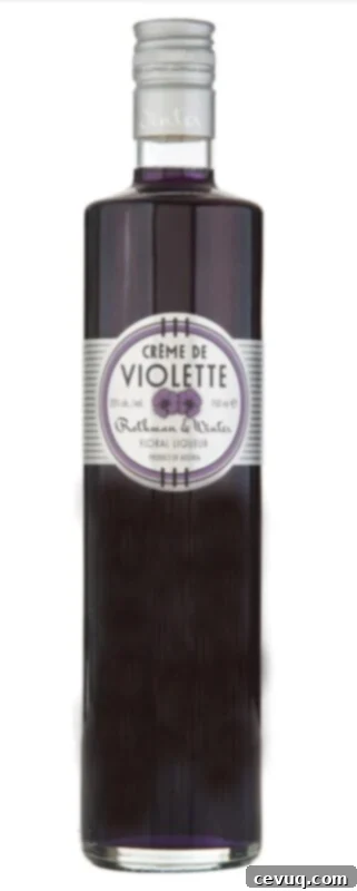 Μαρτίνι Βατόμουρου 3 Μπουκάλι λικέρ Creme de Violette
