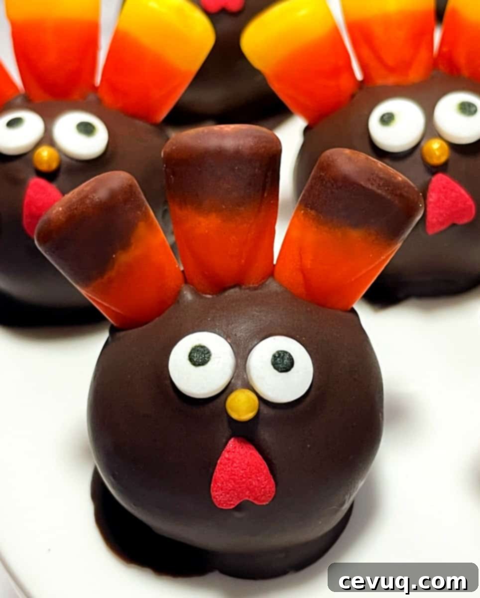 Τουρκικά Κέικ Ποπς 9 cake pop γαλοπούλας με ζαχαρωτά καλαμπόκια.